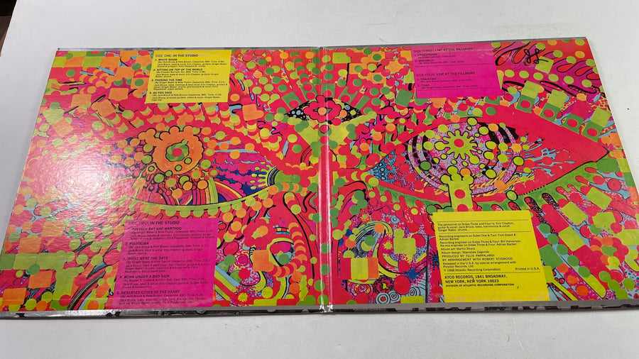 Cream Wheels Of Fire Used Vinyl 2LP VG+\G+