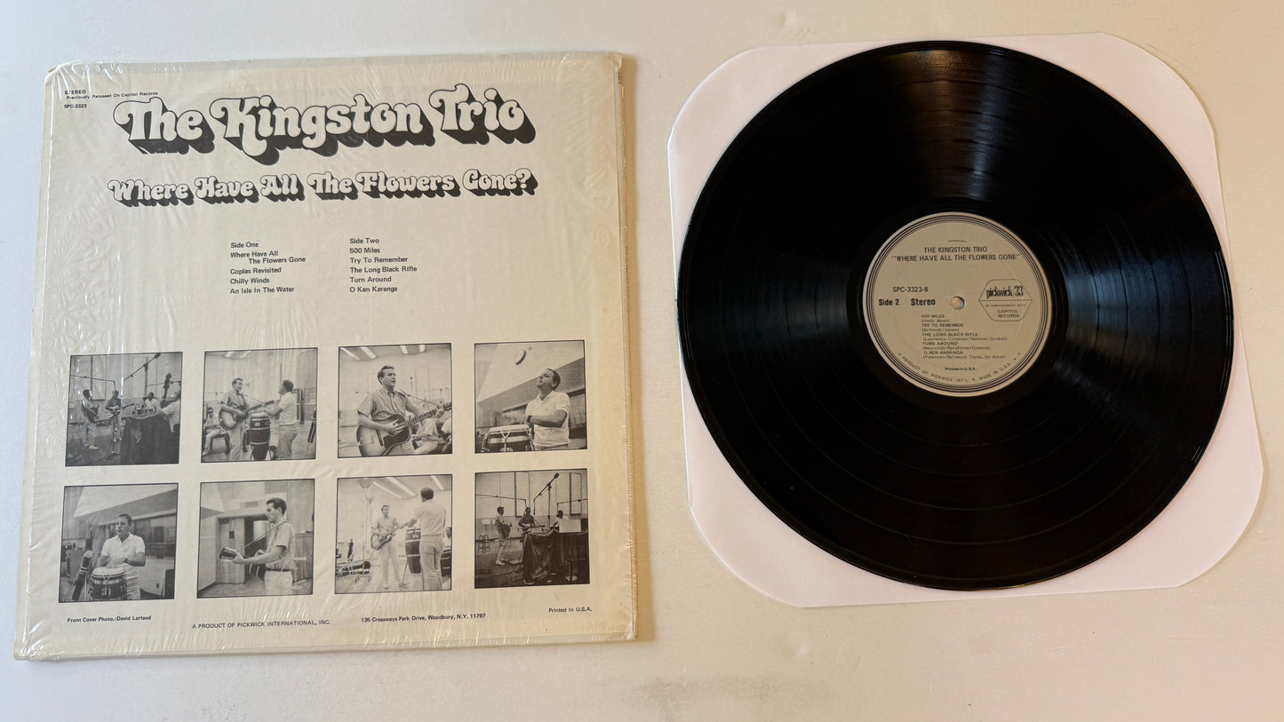 Kingston Trio Where Have All The Flowers Gone? Used Vinyl LP VG+\VG+