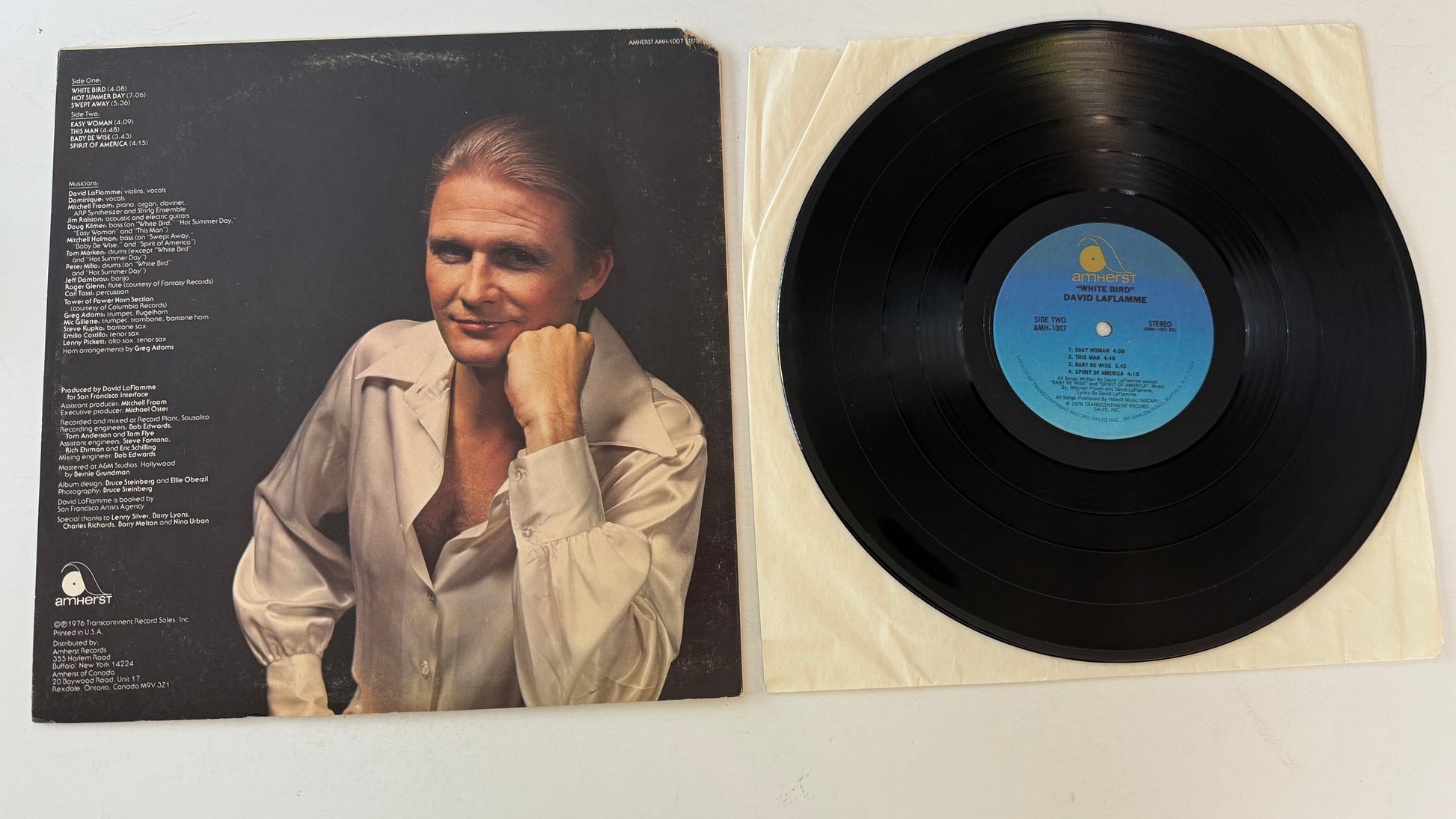 David LaFlamme White Bird Used Vinyl LP VG+\G+