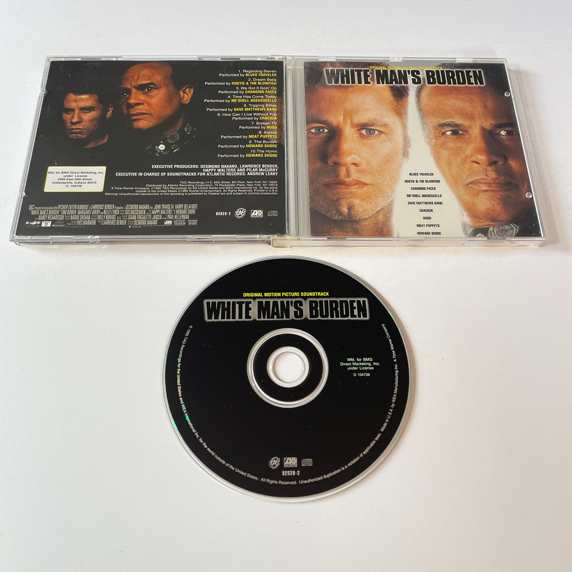 Various White Man's Burden (Original Motion Picture Soundtrack) Used CD VG+\VG+