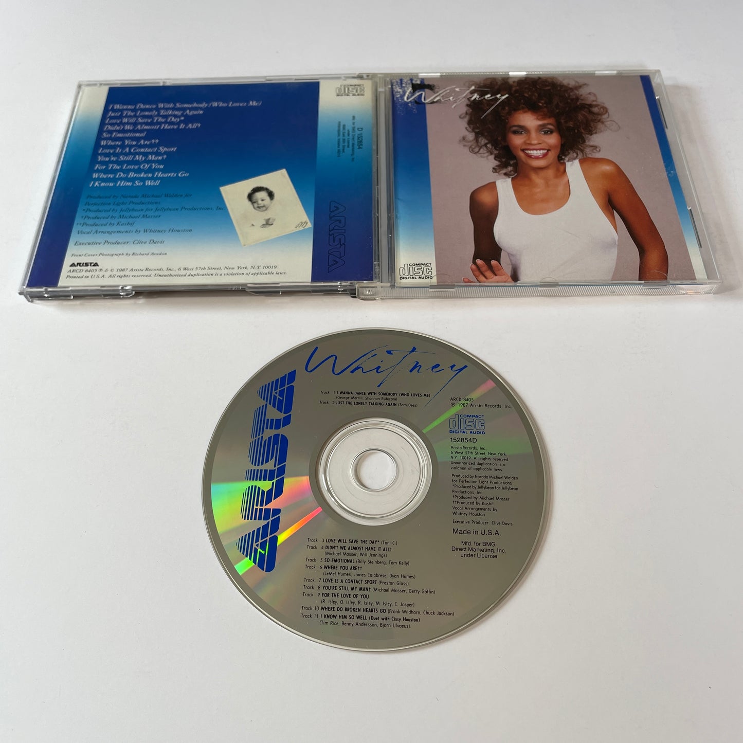 Whitney Houston Whitney Used CD VG+\VG+