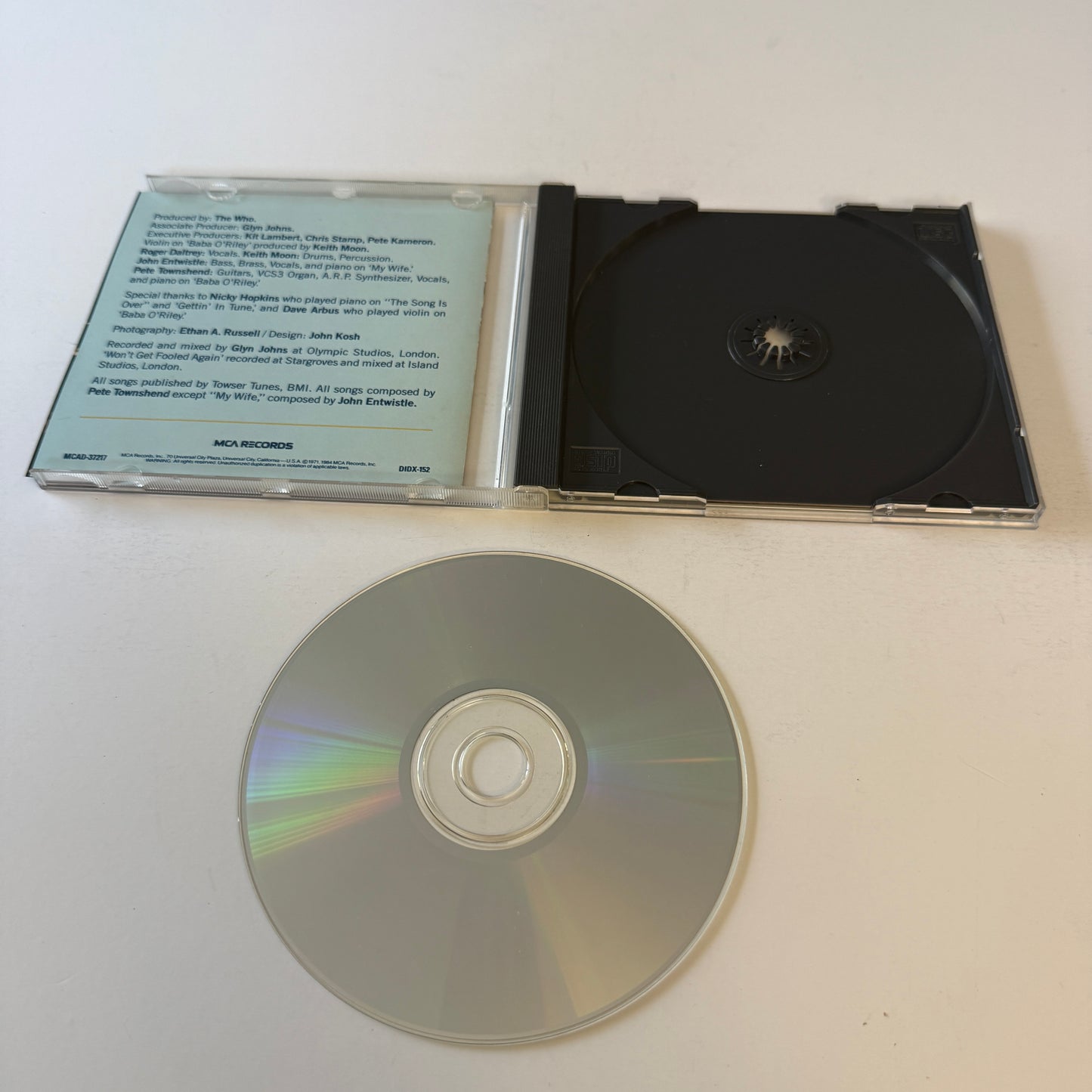 The Who Who's Next Used CD VG+\VG