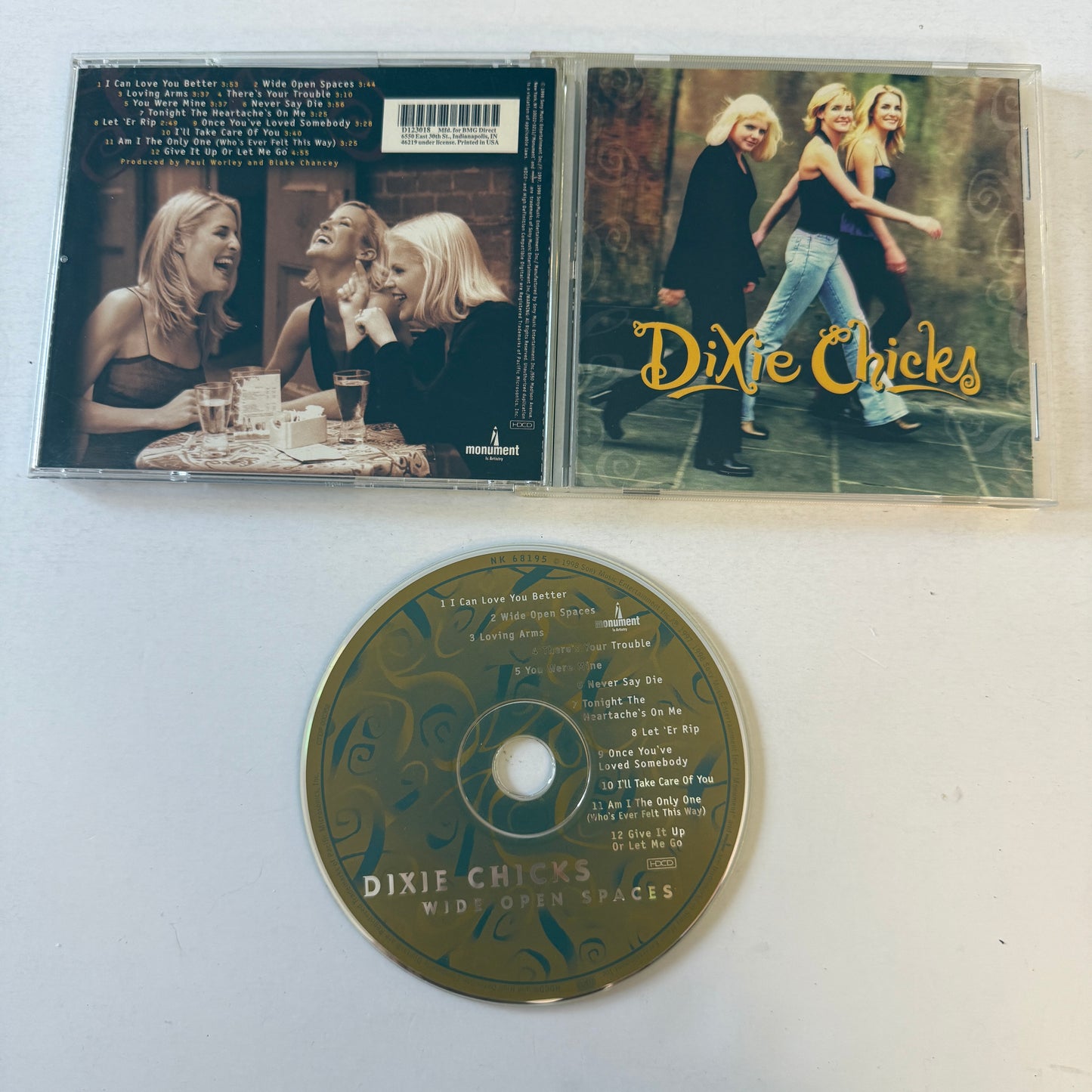 Dixie Chicks Wide Open Spaces Used CD VG+\VG+