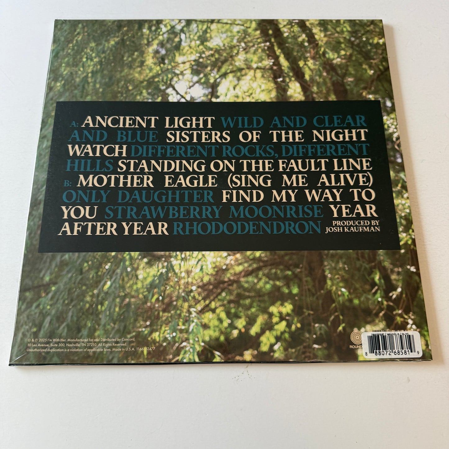 I'm With Her Wild And Clear And Blue New Vinyl LP M\M