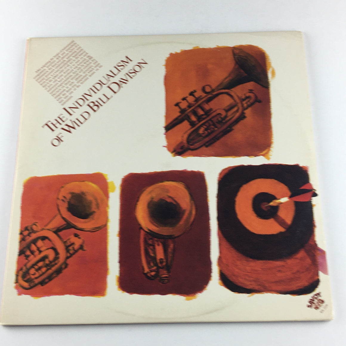 Wild Bill Davison ‎ The Individualism Of Wild Bill Davison Used Vinyl LP VG+\VG+