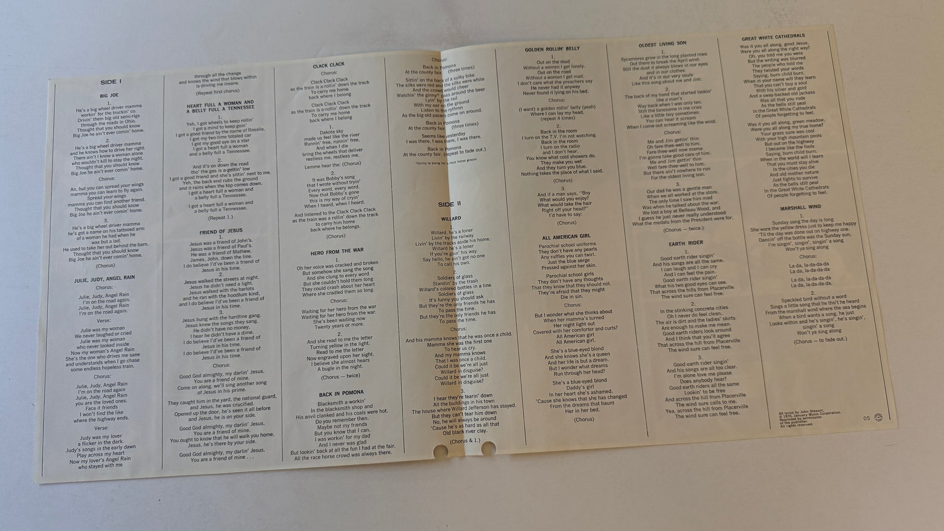 John Stewart Willard Used Vinyl LP VG+\VG