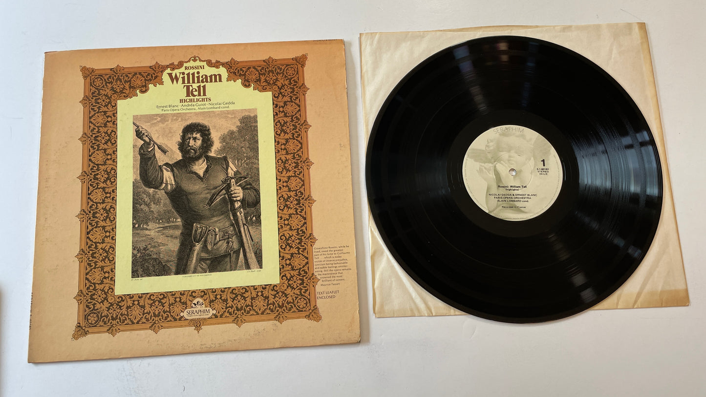 Gioacchino Rossini William Tell Highlights Used Vinyl LP VG+\VG+