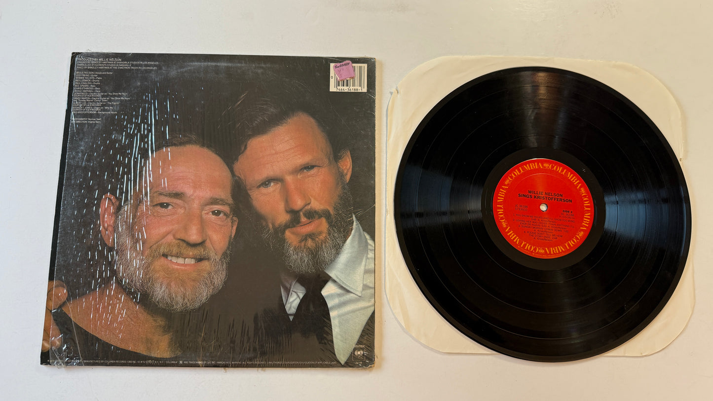 Willie Nelson Willie Nelson Sings Kristofferson Used Vinyl LP VG+\VG+