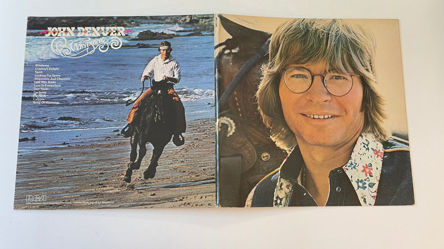 John Denver Windsong Used Vinyl LP VG+\VG+