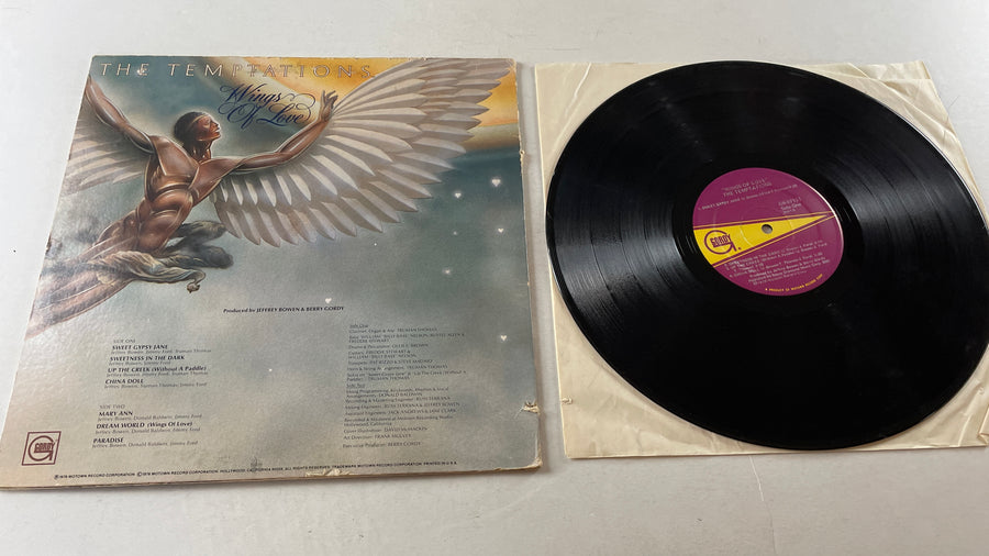 The Temptations Wings Of Love Used Vinyl LP VG+\G+