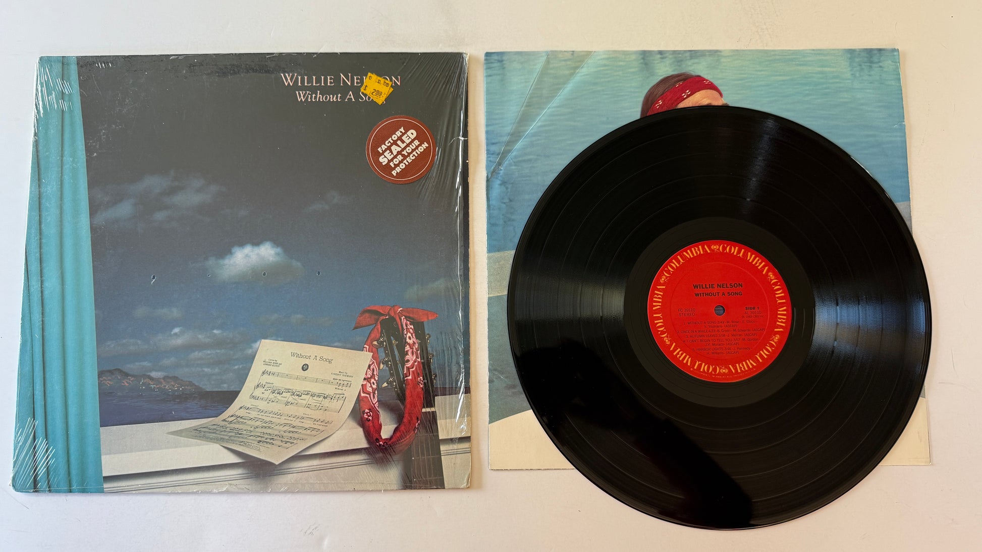 Willie Nelson Without A Song Used Vinyl LP VG+\VG+