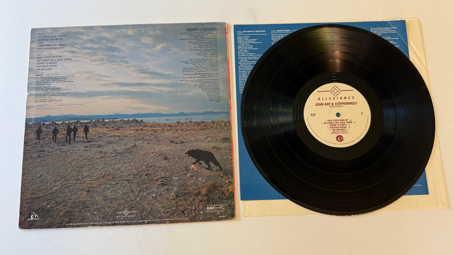 John Kay Wolftracks Used Vinyl LP VG+\VG