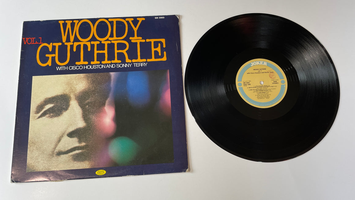 Woody Guthrie with Cisco Houston and Sonny Terry Woody Guthrie Vol. 1 Used Vinyl LP VG+\VG