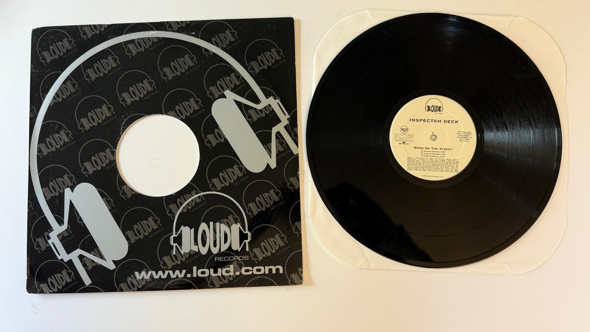 Inspectah Deck Word On The Street Used Vinyl 12" Single VG+\VG