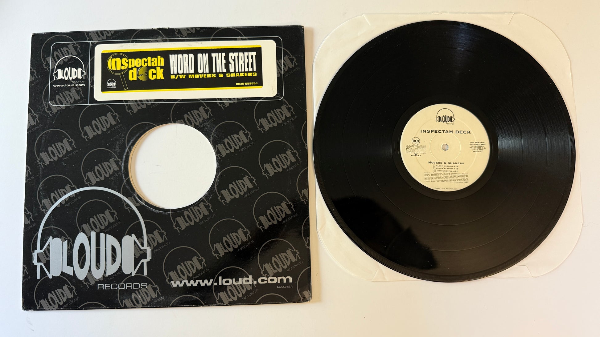 Inspectah Deck Word On The Street Used Vinyl 12" Single VG+\VG