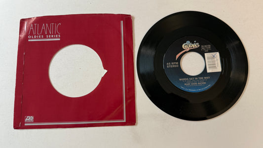 Miami Sound Machine Words Get In The Way Used 45 RPM 7" Vinyl VG+\