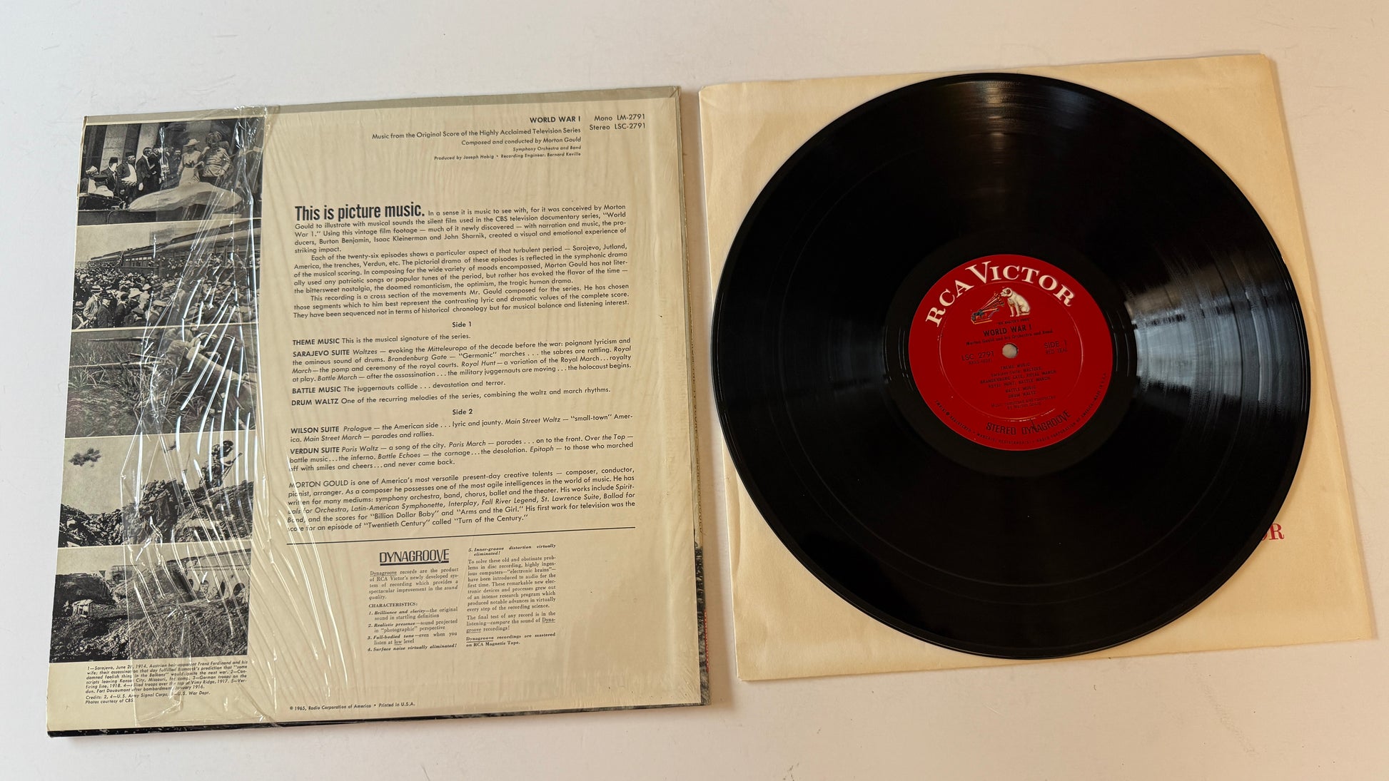 Morton Gould World War I (Original Score From The Highly Acclaimed Television Series) Used Vinyl LP VG+\VG+