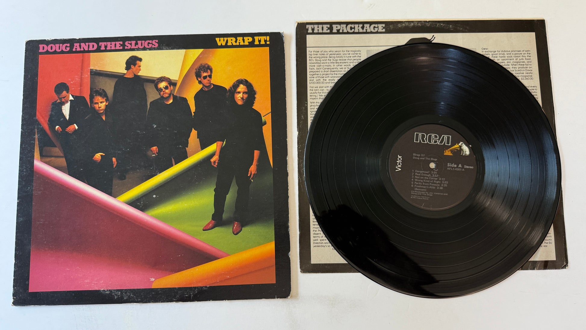Doug And The Slugs Wrap It! Used Vinyl LP VG+\G+
