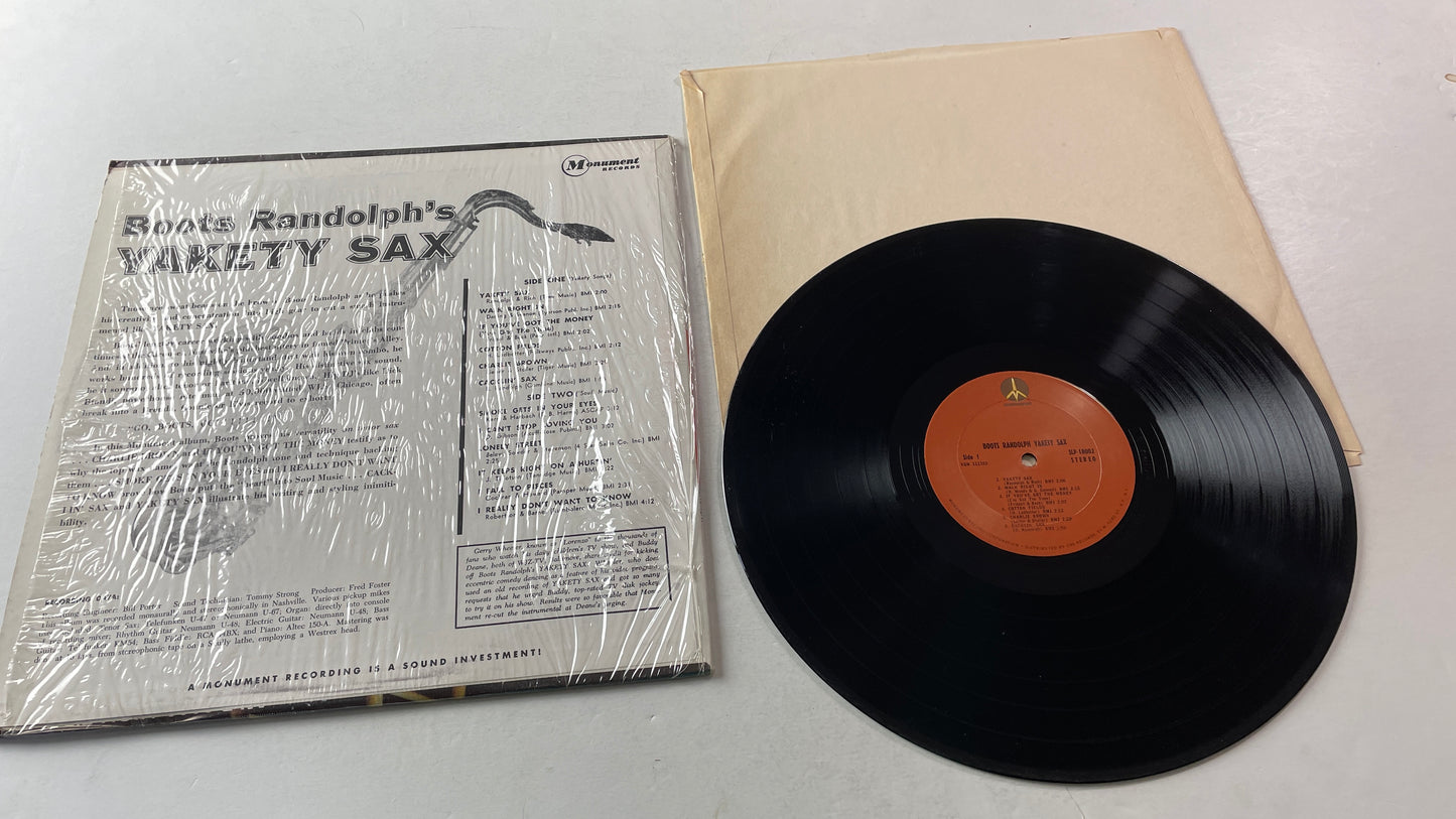 Boots Randolph Yakety Sax! Used Vinyl LP VG+\VG+