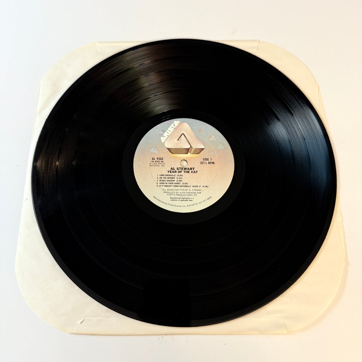 Al Stewart Year Of The Cat Used Vinyl LP VG+\VG