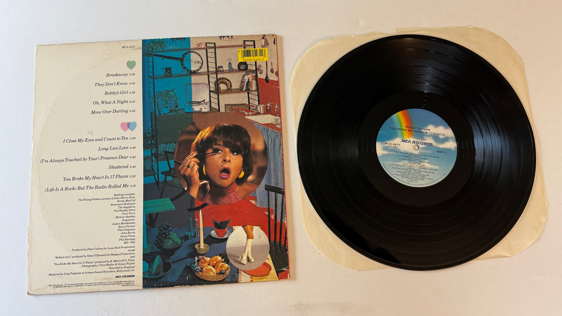 Tracey Ullman You Broke My Heart In 17 Places Used Vinyl LP VG+\VG