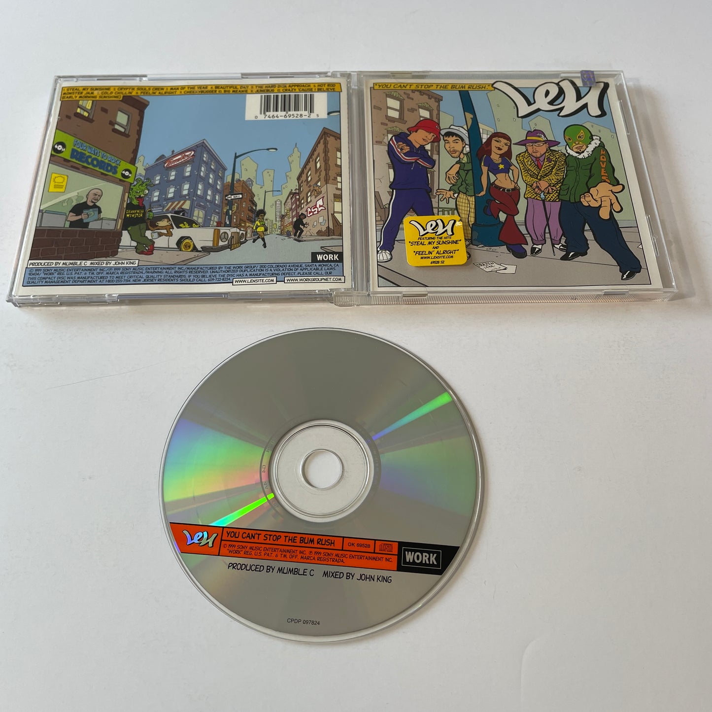 Len You Can't Stop The Bum Rush Used CD VG+\VG+