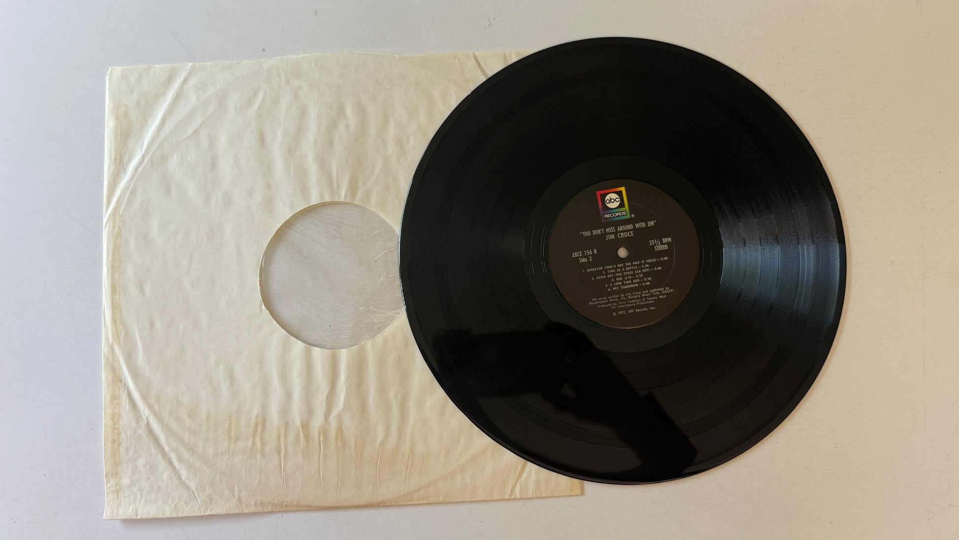 Jim Croce You Don't Mess Around With Jim Used Vinyl LP VG+\VG