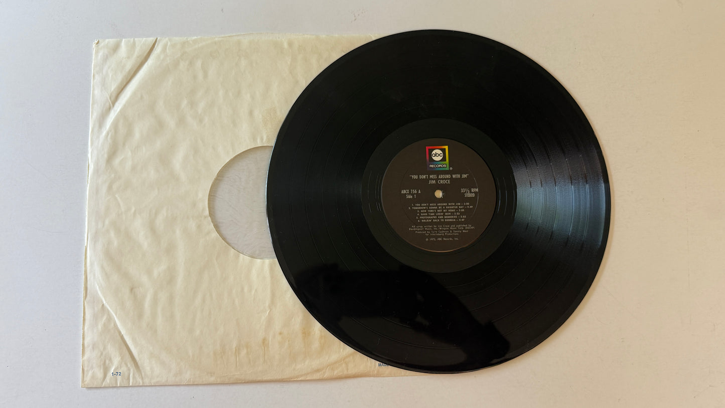 Jim Croce You Don't Mess Around With Jim Used Vinyl LP VG+\VG