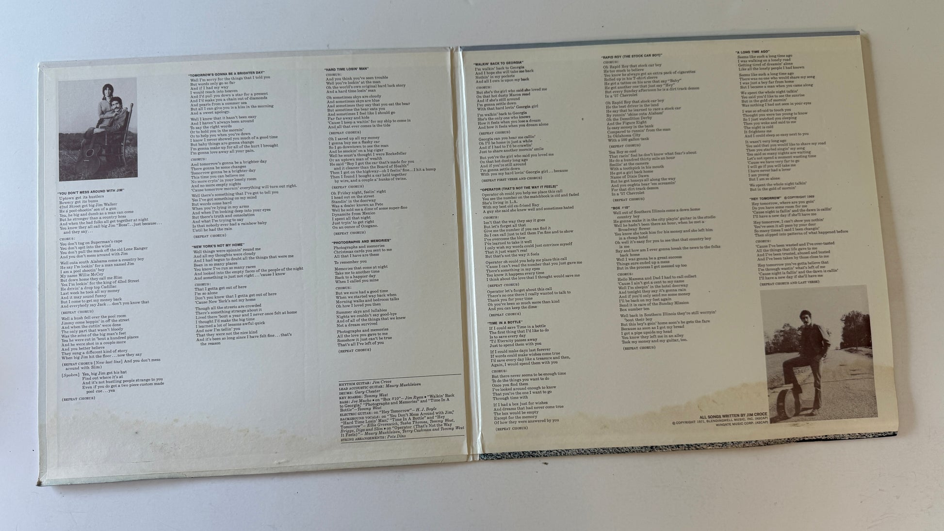 Jim Croce You Don't Mess Around With Jim Used Vinyl LP VG+\VG