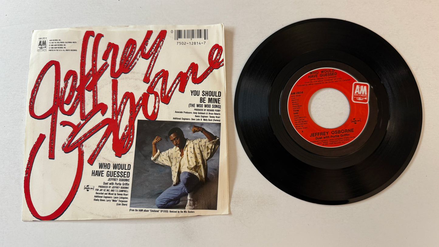 Jeffrey Osborne You Should Be Mine (The Woo Woo Song) Used 45 RPM 7" Vinyl VG+\