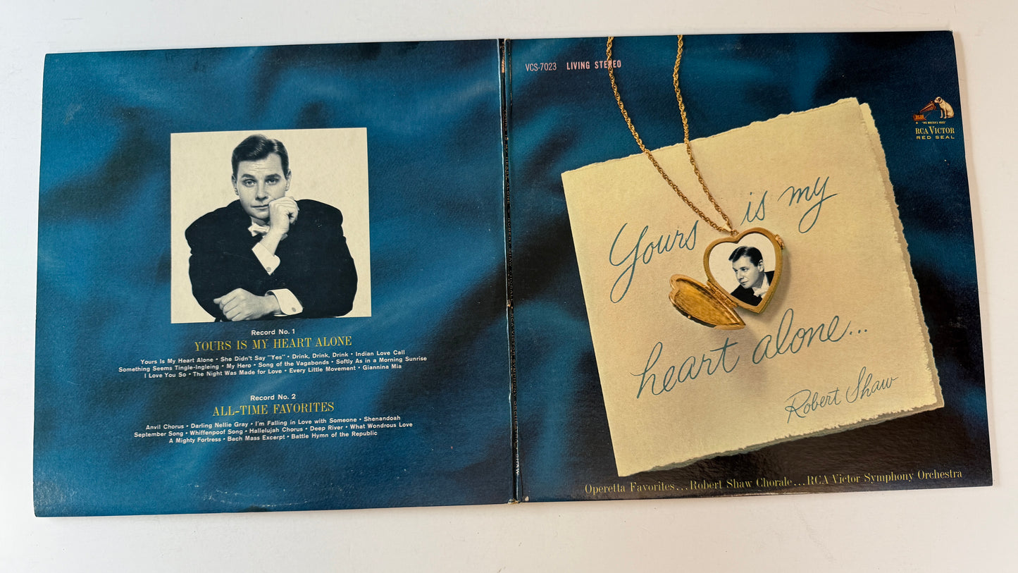 Robert Shaw Yours Is My Heart Alone / Operetta Favorites Used Vinyl LP VG+\VG
