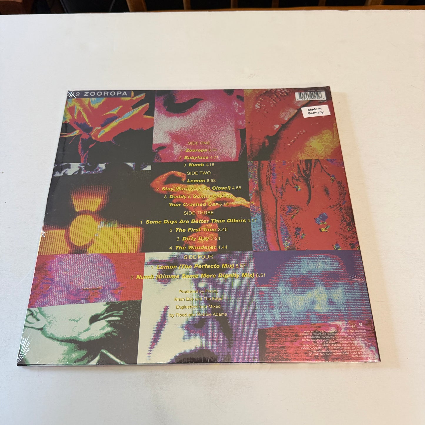 U2 Zooropa New Colored Vinyl 2LP M\M