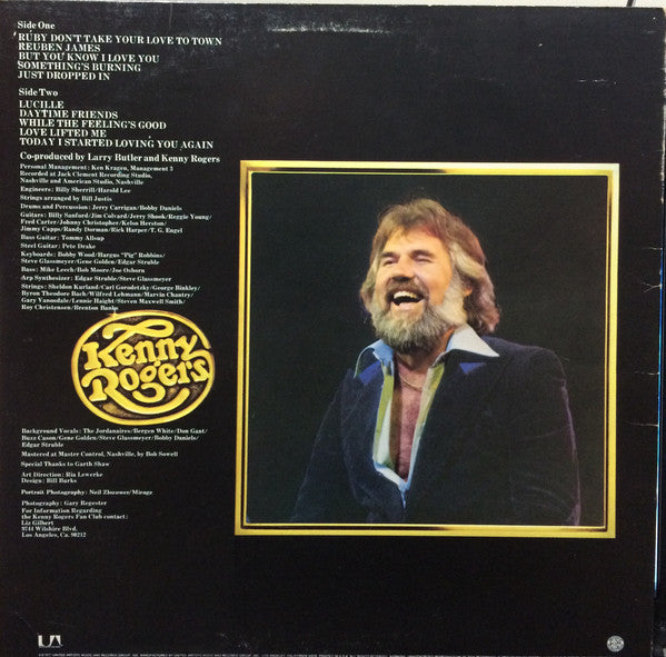 Kenny Rogers : Ten Years Of Gold (LP,Album,Compilation)