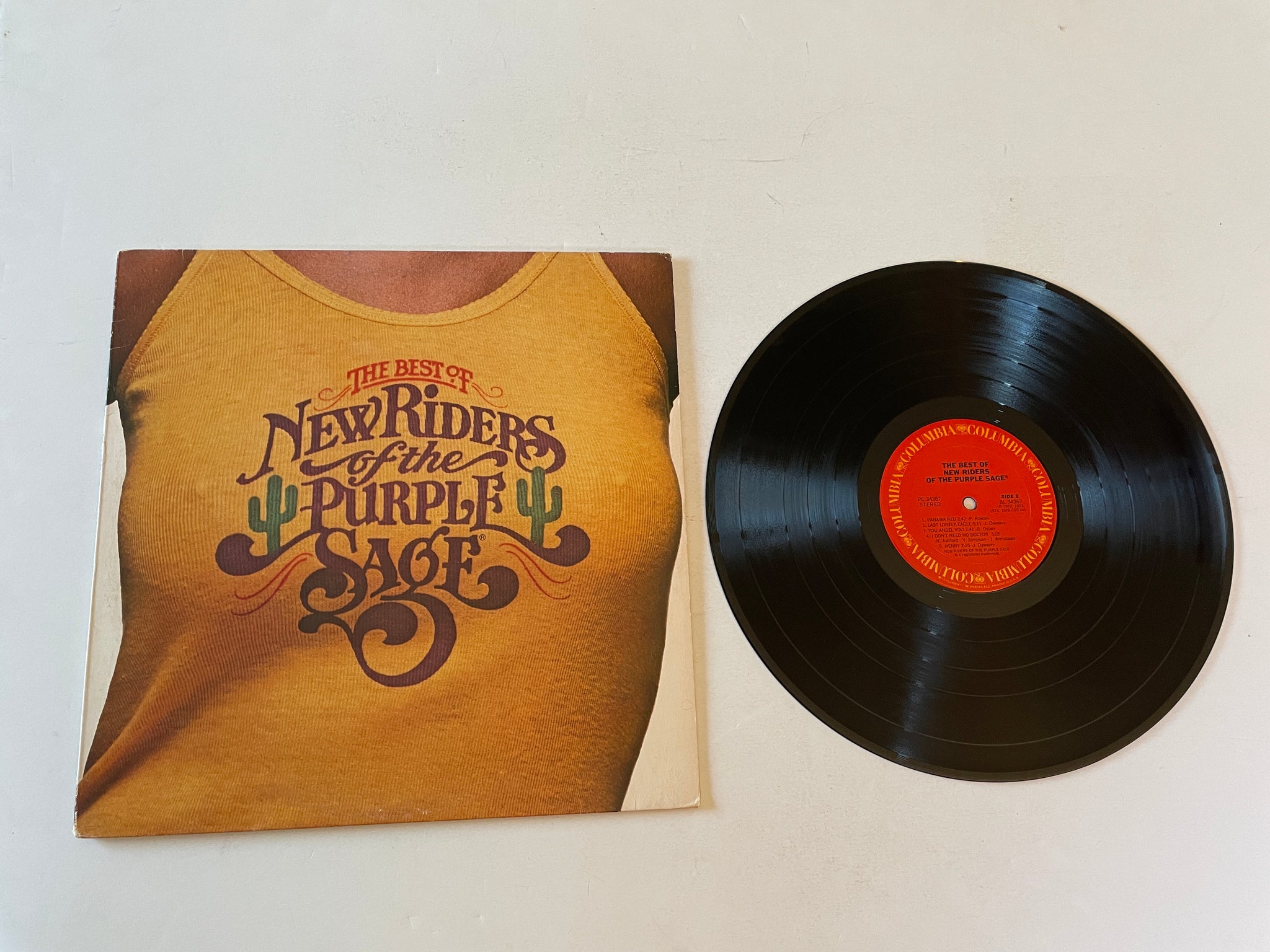 The Best Of New Riders Of The Purple Sage Used Vinyl LP VG+\VG PC 3436  Slow Turnin Vinyl