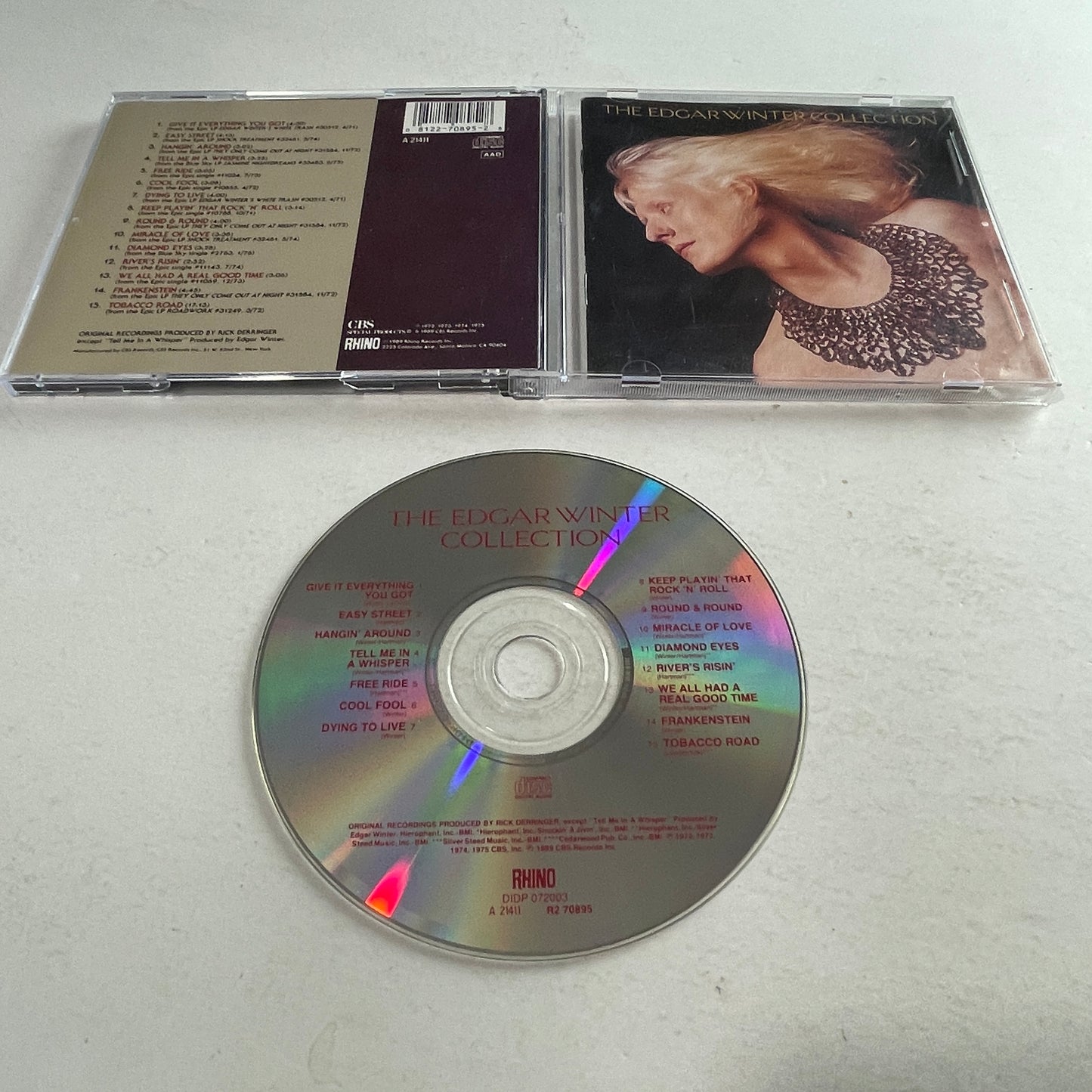 The Edgar Winter Collection Used CD VG+\VG+